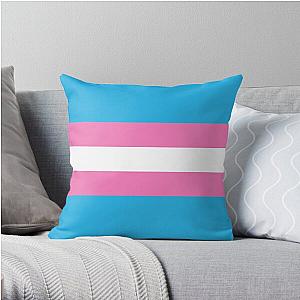 Transgender Pillows - Solid Transgender Pride Flag Throw Pillow RB0403