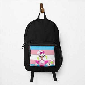 Transgender Backpacks - FNAF Security Breach Glamrock Chica Transgender Pride Halfbody Backpack RB0403