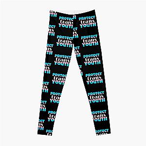 Transgender Leggings - protect trans youth - trans flag Leggings RB0403