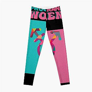 Transgender Leggings - Proud Trans Women Transgender Flag Nonbinary Lesbians Leggings RB0403