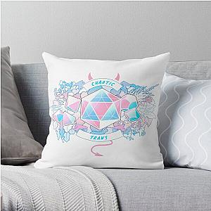 Transgender Pillows - LGBT RPG - Chaotic Trans Throw Pillow RB0403