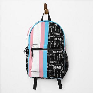 Transgender Backpacks - Trans Flag, He/Him Pronouns - Identity Pride Backpack RB0403