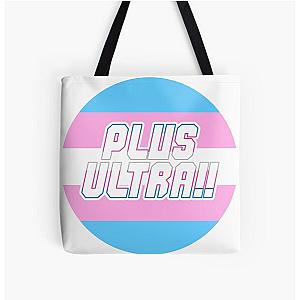 Transgender Bags - BNHA PLUS ULTRA!! Transgender Pride All Over Print Tote Bag RB0403