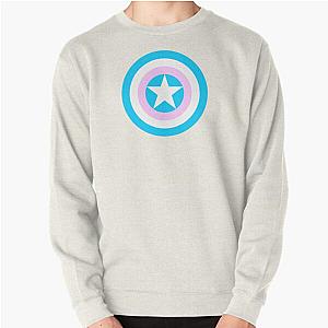 Transgender Sweatshirts - Pride Shields - Trans Pullover Sweatshirt RB0403