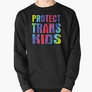 Transgender Sweatshirts - Protect Trans Kids - Rights Awareness Saying Quote Tank Top Pullover Sweatshirt RB0403