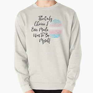 Transgender Sweatshirts - Be Myself - Transgender Pride Gifts Pullover Sweatshirt RB0403