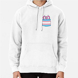 Transgender Hoodies - In a Heartbeat - Trans Flag Pocket Pullover Hoodie RB0403