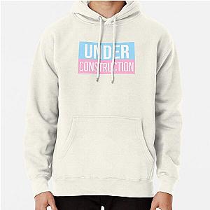 Transgender Hoodies - Under Construction Transgender Design Pullover Hoodie RB0403