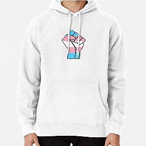 Transgender Hoodies - transgender pride flag resist black trans lives matter Pullover Hoodie RB0403