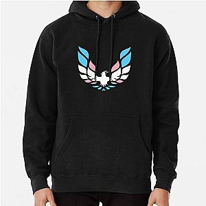 Transgender Hoodies - Trans Am Trans Pride (Textless) Pullover Hoodie RB0403