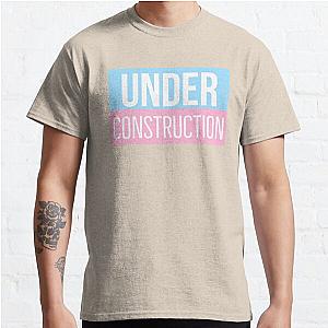 Transgender T-Shirts - Under Construction Transgender Design Classic T-Shirt RB0403