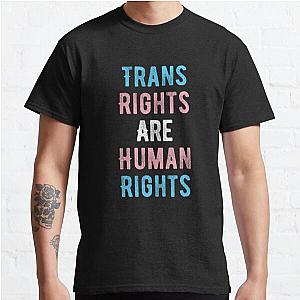 Transgender T-Shirts - Trans Rights Are Human Rights transgender flag people Mug Classic T-Shirt RB0403