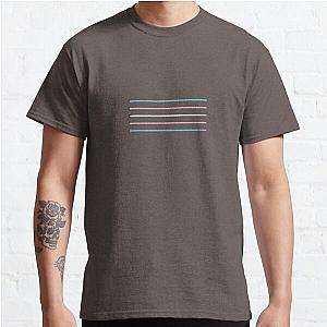 Transgender T-Shirts - Minimalist Transgender Flag Classic T-Shirt RB0403