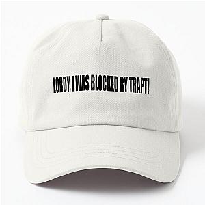 BLOCKED BY TRAPT (JESUS HALP) Dad Hat