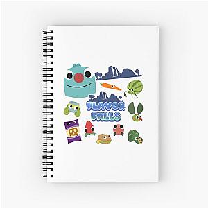 Flavor Falls Bugsnax Fan Art Pack Kinda Bug and Snack Try to Catch Them in Your Trap Spiral Notebook