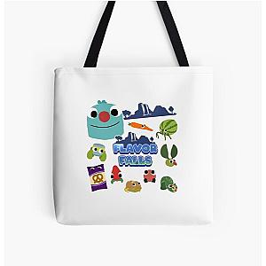 Flavor Falls Bugsnax Fan Art Pack Kinda Bug and Kinda Snack Try to Catch Them in Your Trap All Over Print Tote Bag