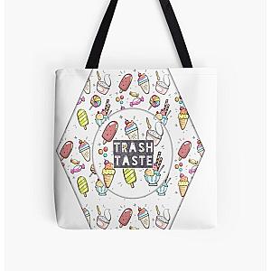 Trash taste vs lip shield All Over Print Tote Bag RB2709