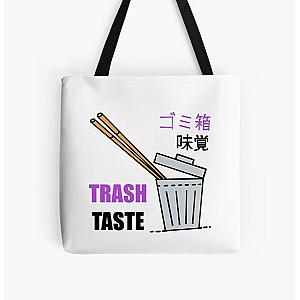 Trash taste podcast anime show All Over Print Tote Bag RB2709