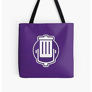 Trash Taste W/ Outline | Purple BG All Over Print Tote Bag RB2709