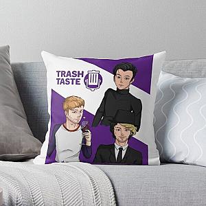 Trash Taste Podcaster  Throw Pillow RB2709