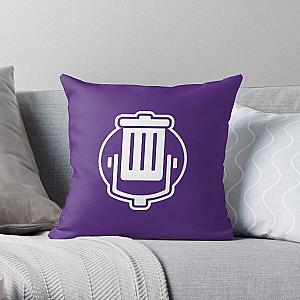 Trash Taste W/ Outline | Purple BG Throw Pillow RB2709