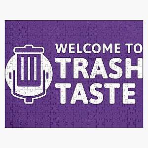 Welcome to Trash Taste | Purple BG Jigsaw Puzzle RB2709