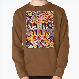 Vintage Traveling Wilburys inspired collage pop art rock Pullover Sweatshirt