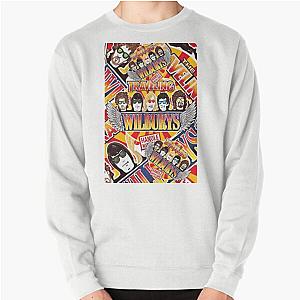 Vintage Traveling Wilburys inspired collage art rock poster sweatshirt