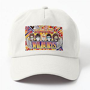 Vintage Traveling Wilburys inspired collage pop art Dad Hat