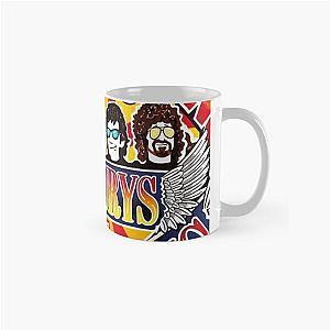 Vintage Traveling Wilburys inspired collage pop Art poster and classic mug
