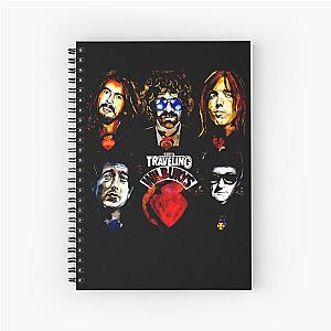 Folk rock musician Traveling Wilburys notebook