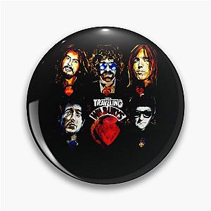 Folk rock musician Traveling Wilburys Pin