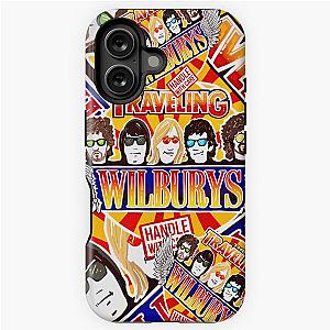 Vintage Traveling Wilburys inspired collage pop Art rock iPhone Tough Case
