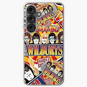 Vintage Traveling Wilburys inspired collage art poster rock Samsung Galaxy Soft Case