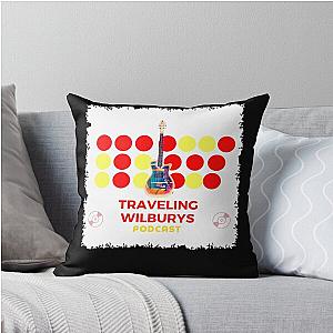 Traveling Wilburys podcast throw pillow