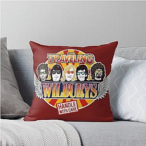 The Traveling Wilburys vintage Rock Band Throw Pillow