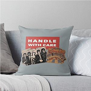 The Traveling Wilburys Handle Care Throw Pillow