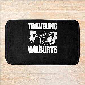 folk rock band the traveling wilburys bath mat