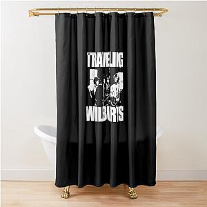 Folk rock band The Traveling Wilburys Shower Curtain