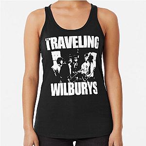 folk rock band the traveling wilburys racerback tank top