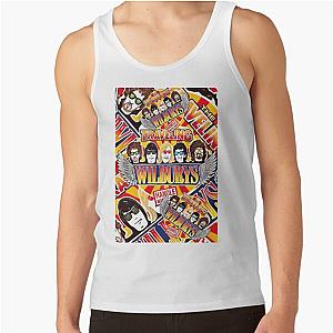 Vintage Traveling Wilburys inspired collage pop Art rock Poster Tank Top