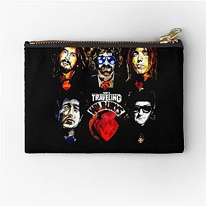 folk rock musician Traveling Wilburys Zipper Pouch