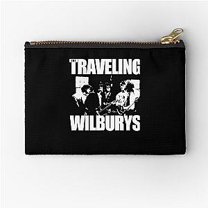 folk rock band the traveling wilburys Zipper Pouch