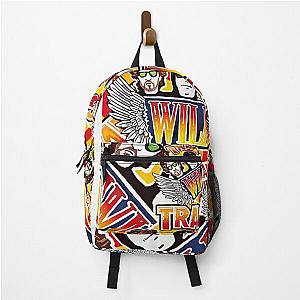 Vintage Traveling Wilburys inspired collage pop Art - rock and roll  Poster Backpack