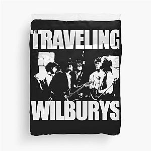 folk rock band the traveling wilburys Duvet Cover