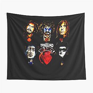 folk rock musician Traveling Wilburys Tapestry