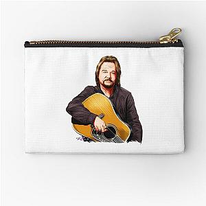 Travis Tritt - An illustration by Paul Cemmick Zipper Pouch -> Travis Tritt - An illustration by Paul Cemmick Pouch