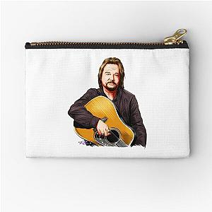 Travis Tritt - An illustration by Paul Cemmick Zipper Pouch