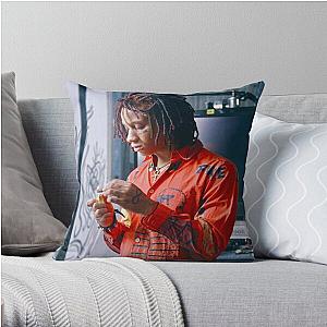 Trippie Redd Pillows - Red shirt Throw Pillow RB1602