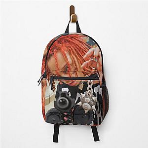 Trippie Redd Backpacks - Red hair style shoot Backpack RB1602